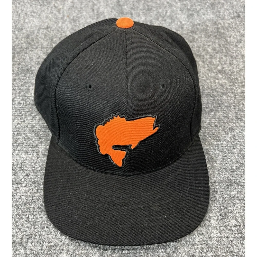 Simms Big Catch Snapback Cap Hat Black